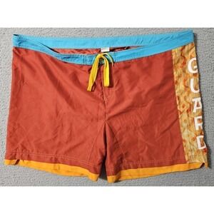 Universal's Volcano Bay Employee Uniform Men's Swim Trunks Shorts Size 4XL Guard